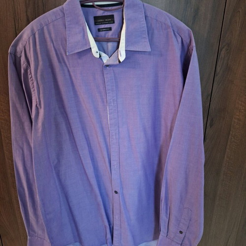 Zara men's shirt large purple like new