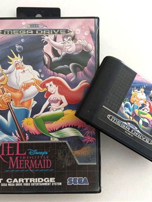 Ariel The Little Mermaid Sega Mega Drive game used