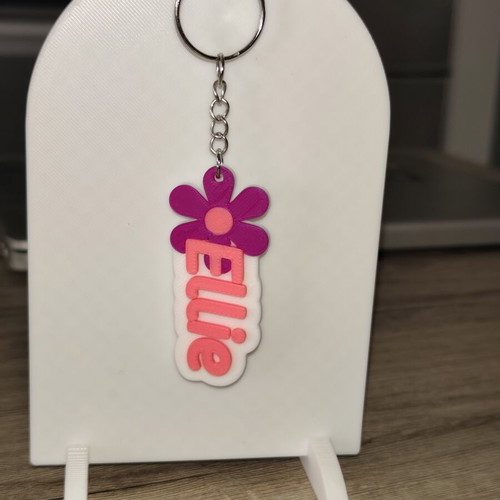 3D Print Personalized Keychain with Custom Name