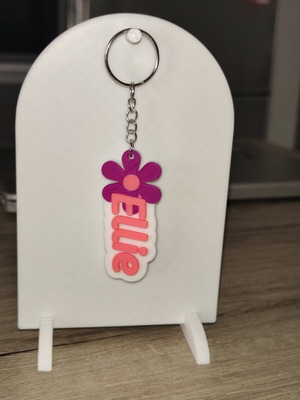 3D Print Personalized Keychain with Custom Name