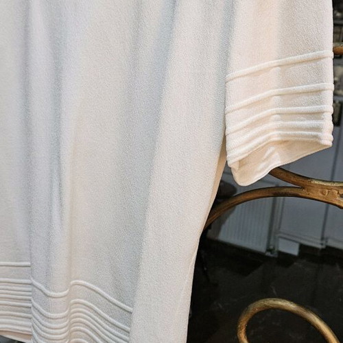 Escada women's short-sleeve top like new, white, size XL