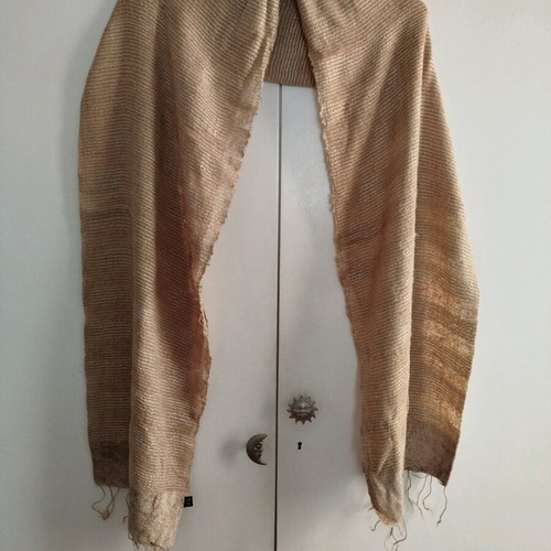 Beige silk scarf like new