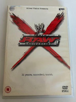 WWE 10th Anniversary RAW 2003 Silver Vision DVD used, good condition