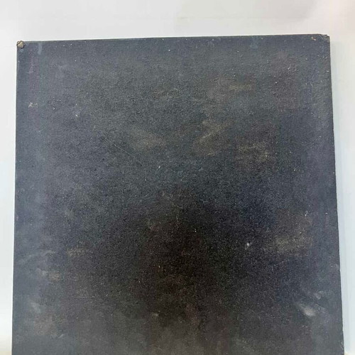 Vintage chalcography with woman depiction in tropical landscape 50x50 used