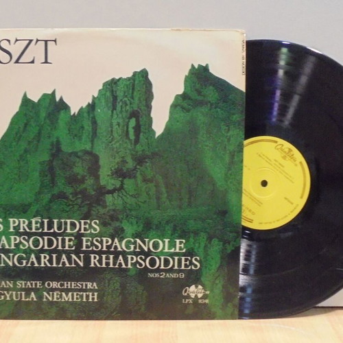 Liszt Hungarian State Orchestra Gyula Németh vinyl record used 33 rpm 1975