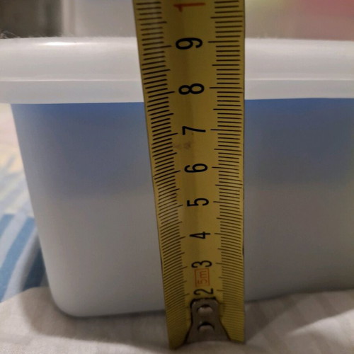 Plastic craft box used for crafts