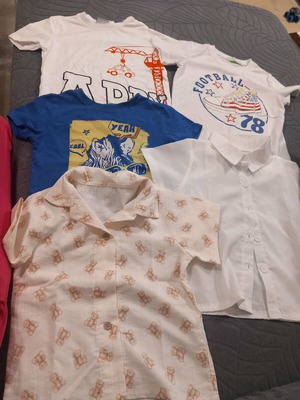 Boys' shirts and blouses used, set of 23 for ages 3-4 years