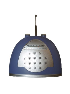 Ραδιόφωνο επιτραπέζιο μπλέ old style 14cm