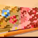 Σετ 3 χειροποίητων πινάκων διαστάσεων 20x20cm.Διατίθενται και χωριστά.
