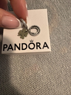 Pandora luck symbol charm, silver