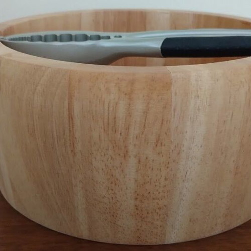 Ernesto nutcracker and bowl set new, wooden