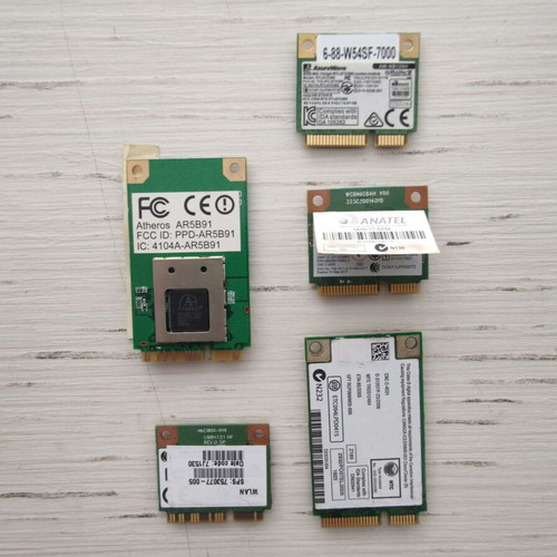 Laptop WiFi cards pack of 5 like new