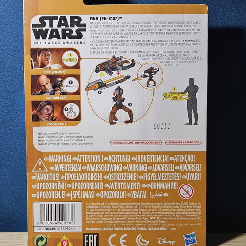 Star Wars The Force Awakens Finn (FN-2187) collectible figure new