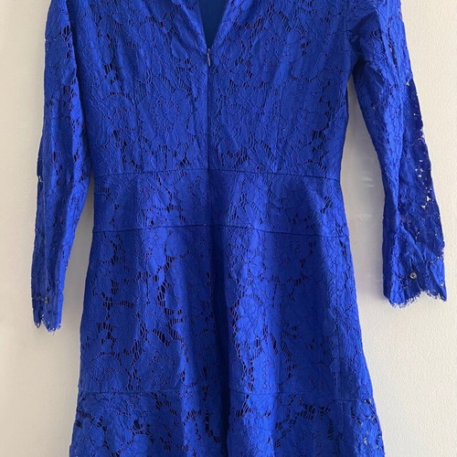 J.CREW dress like new, blue lace, size S