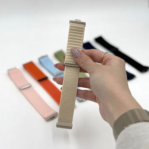 Textile Strap with Velcro for Huawei Watch Fit 3, Fit 4, Fit 4 Pro