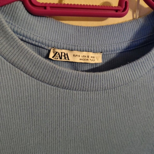 Zara top blue like new, size S
