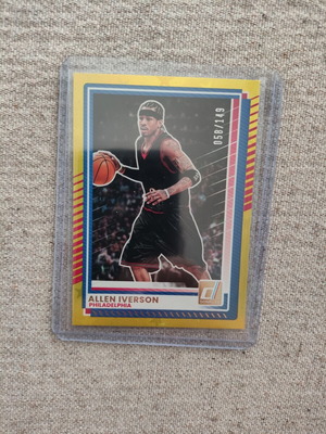 Panini Donruss Allen Iverson 76ers Gold 2025-26 #177/149 card like new