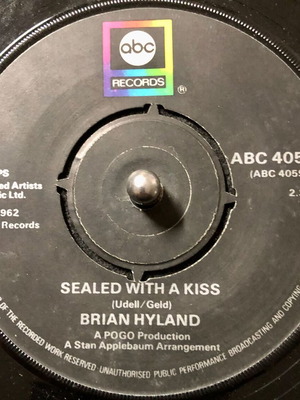 Brian Hyland Sealed With A Kiss βινύλιο μεταχειρισμένο, 7", 45 RPM, single