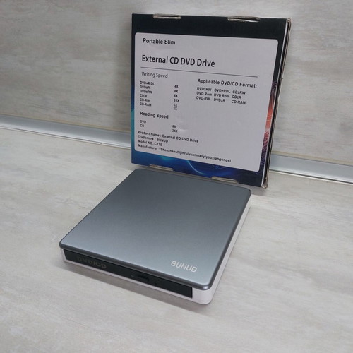 BUNUD CT10 External CD/DVD Drive 5-in-1 USB 3.0 & Type-C Hub