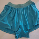 Mini skirt shorts used, aqua, size S