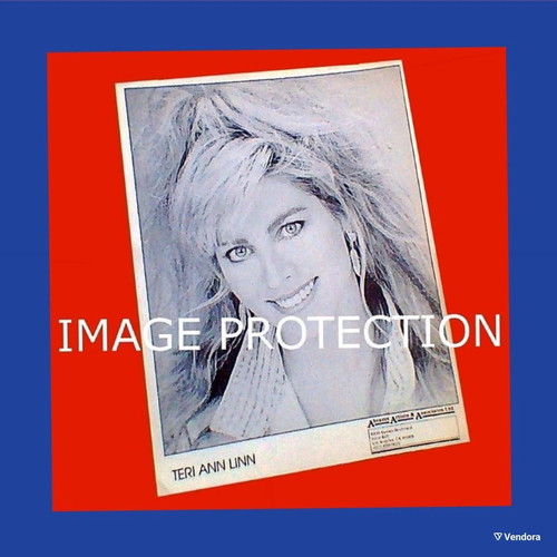 Promo photo card of Kristen from Bold and Beautiful TV series, 1980s