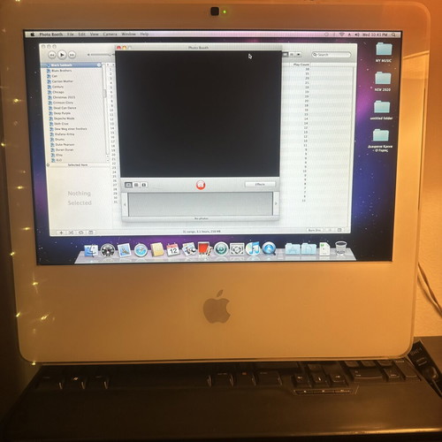 Vintage iMac 17" (2006) Intel Core Duo used, complete Rainbow collectible package