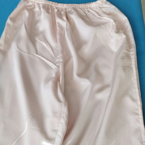 Daisy Street satin striped pastel pink pajama set 3XL like new