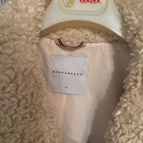 Rino & Pelle teddy coat like new, beige, size M