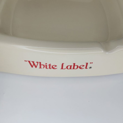 Dewar's ceramic ashtray used, 16cm x 16cm