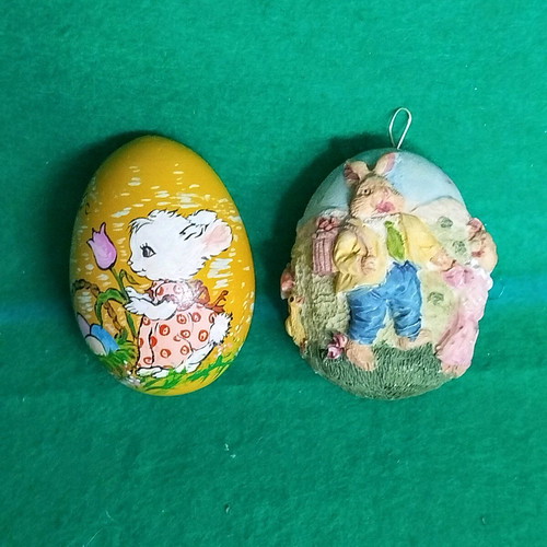 Easter Decoration Set like new, handmade eggs and butterfly