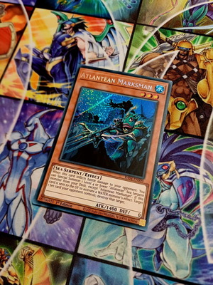 Atlantean Marksman RA04 Secret Rare Yu-Gi-Oh! card
