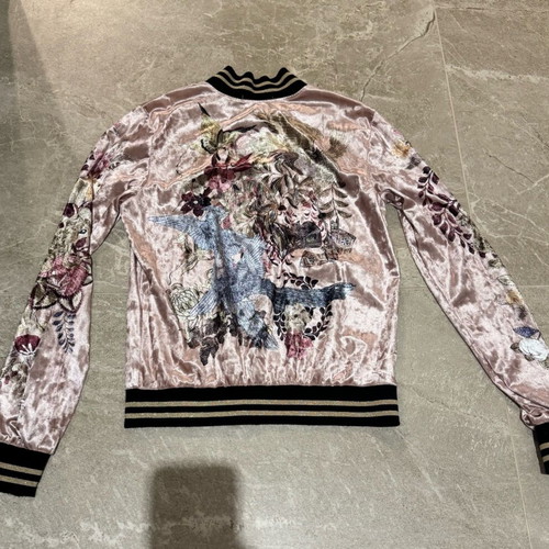 Velvet jacket like new, thin, size S, multicolor, New Colection