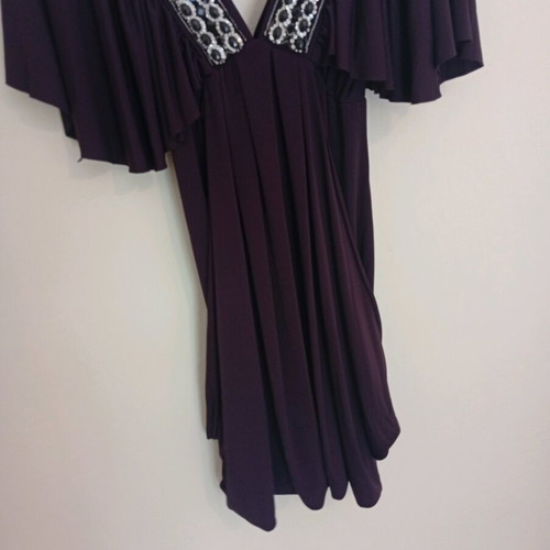 Summer women's dress purple like new, size M