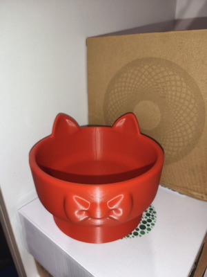 Μπολ γάτας 3d print PLA υλικό