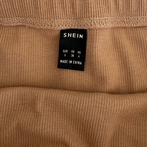 Shein camel skirt, short with side slit
