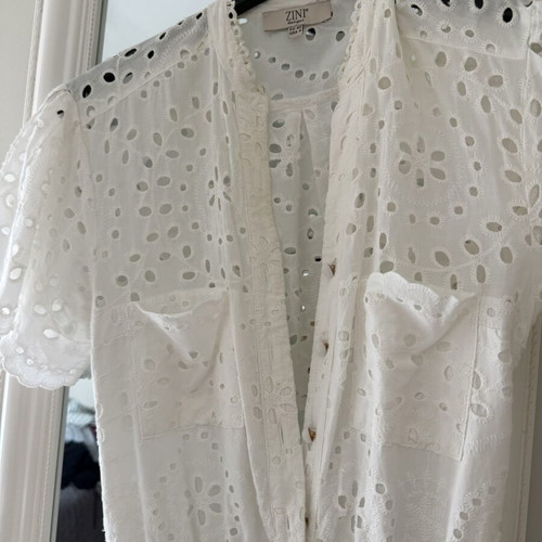 Zini broderie jumpsuit white size 40 used