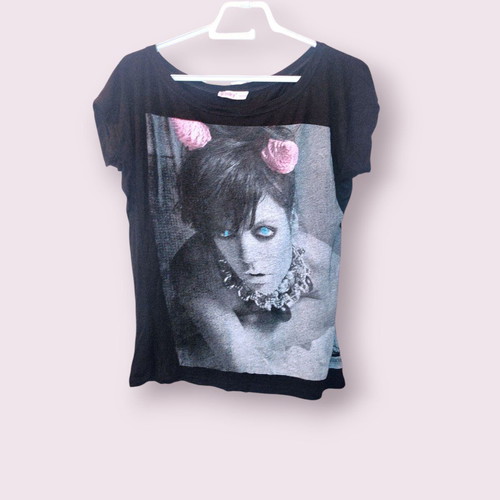 Emo Short-Sleeve T-Shirt Miss Pinky Used Size M 2000s