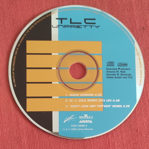 TLC Unpretty CD single used, without case