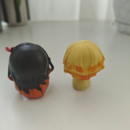 Demon Slayer Nezuko and Zenitsu figures like new, chibi style