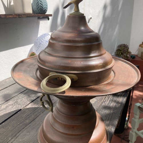 Antique copper mangali used