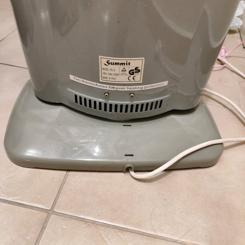 Summit halogen rotating heater 1200W used