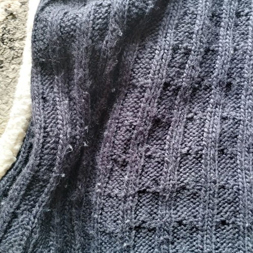 Zara cardigan with hood used, size M, blue