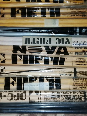 Branded drumsticks like new