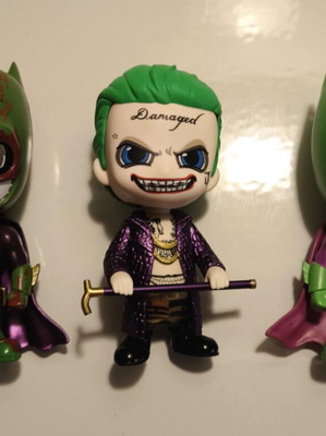 Hot Toys Cosbaby Suicide Squad 3 Joker figures used without packaging