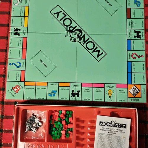 Monopoly with drachmas used