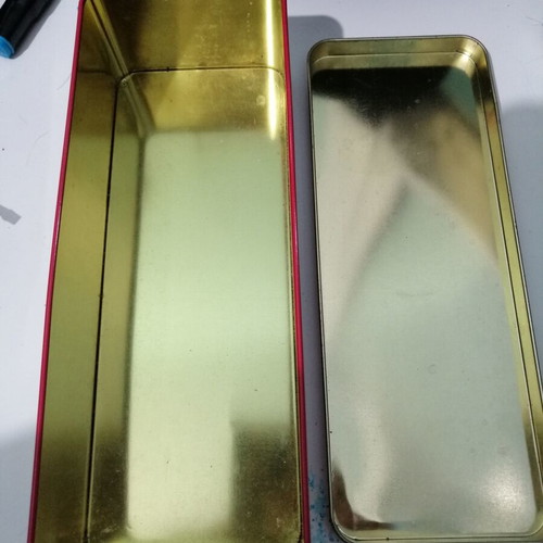 Papadopoulou biscuits metal box like new