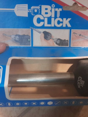 Skil Bit Click 10b drill chuck adapter tip new for 10mm chuck