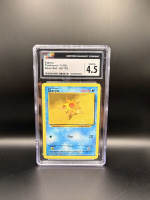 Pokemon Staryu CGC 4,5 κάρτα καινούργια