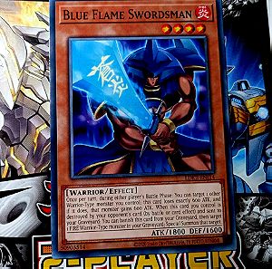 Blue flame swordman