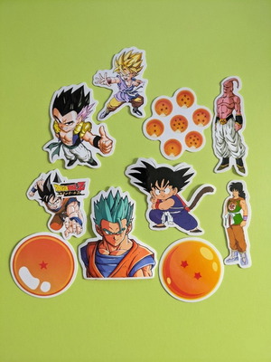 Αυτοκόλλητα Dragon Ball καινούργια συλλογή 10 υψηλής ποιότητας anime